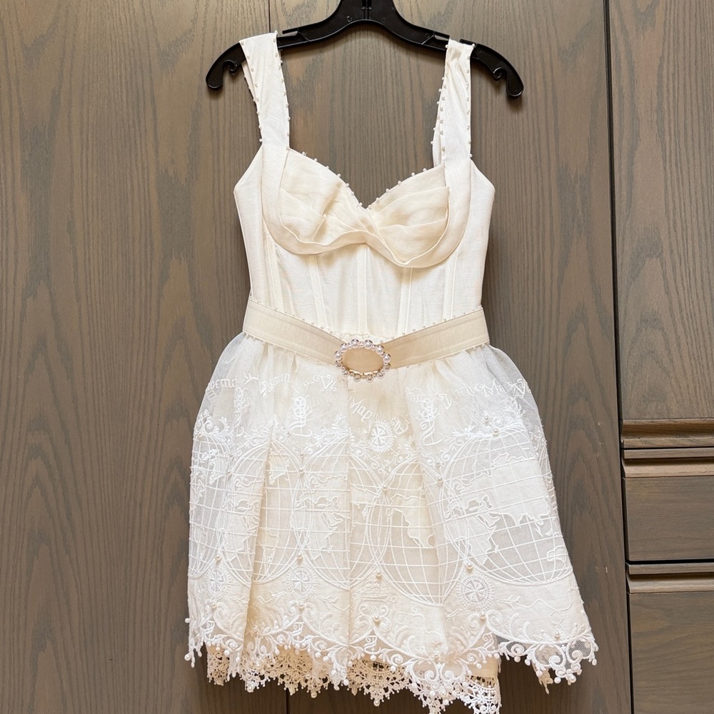 Zimmerman High Tide Globe Mini Dress - Picture 3 of 14